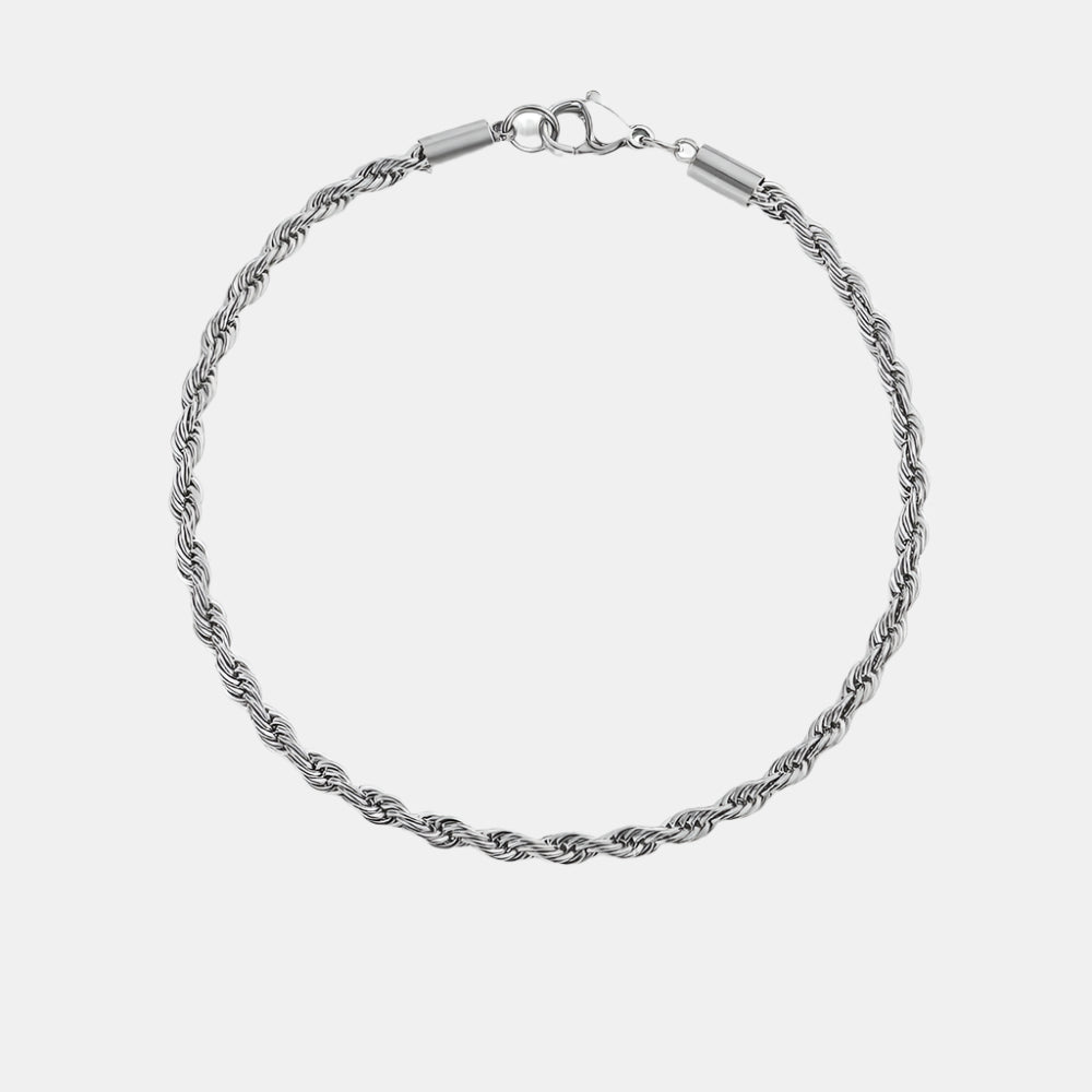 Rope Bracelet - Silver