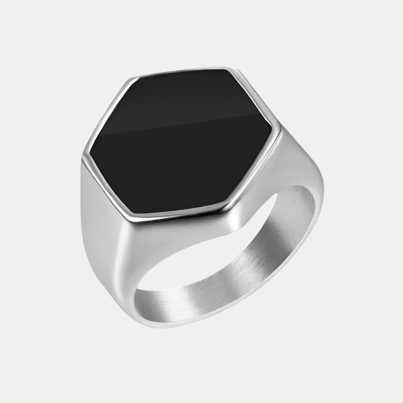 Onyx Hex - Silver