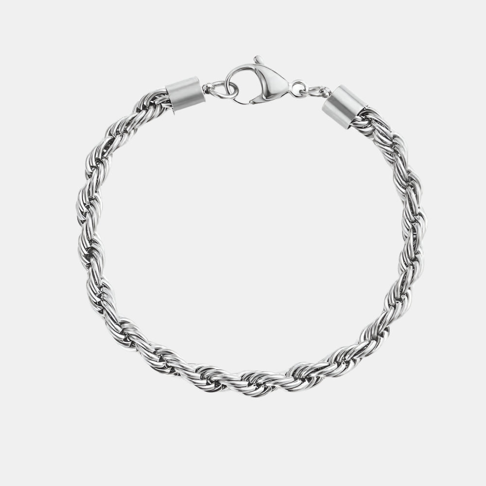 Rope Bracelet - Silver