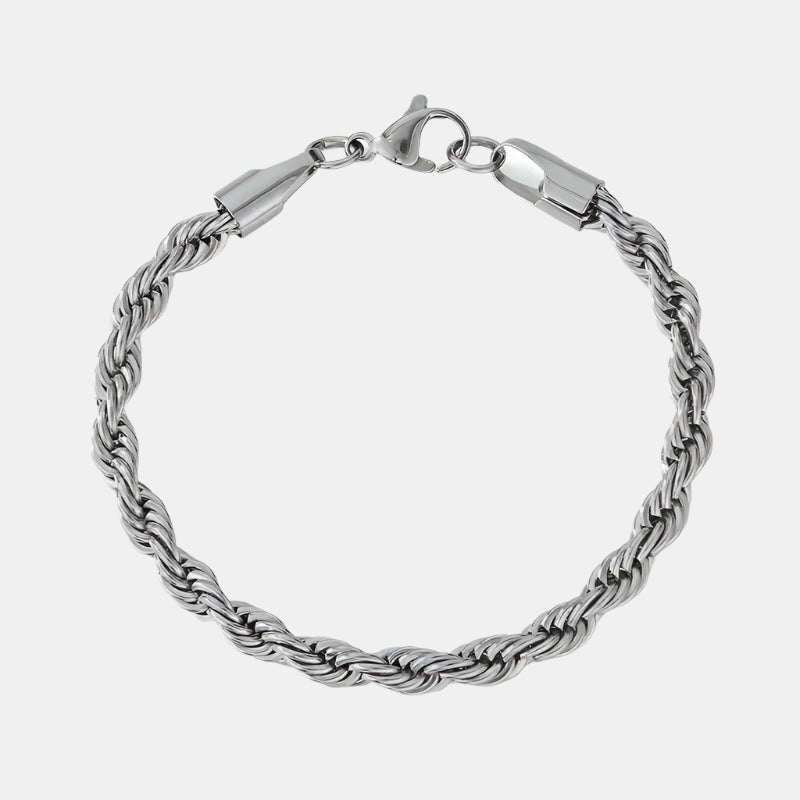 Rope Bracelet - Silver