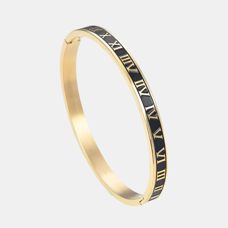 Eterna Roman Bangle - Gold