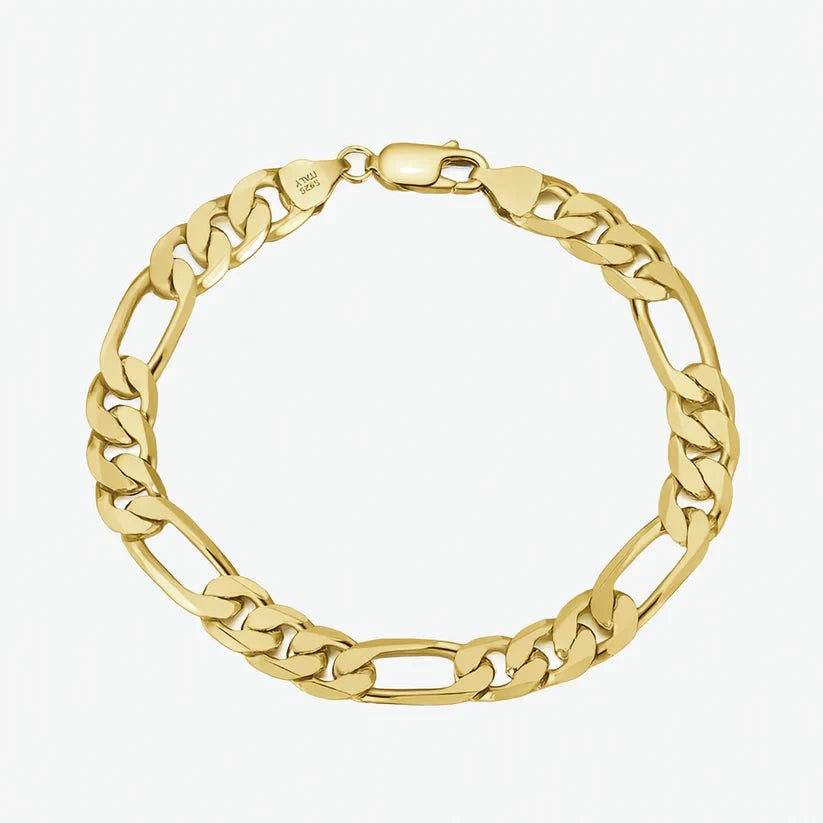 Figaro Bracelet - Gold