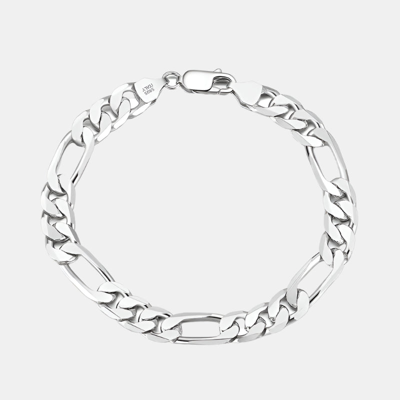 Figaro Bracelet - Silver