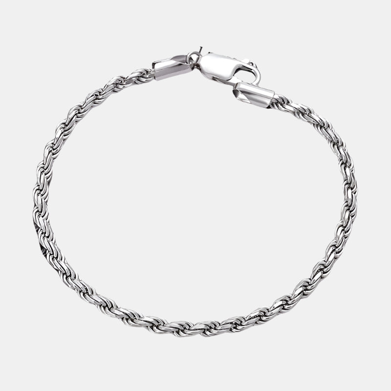Rope Bracelet - S925 Silver (2.3mm)