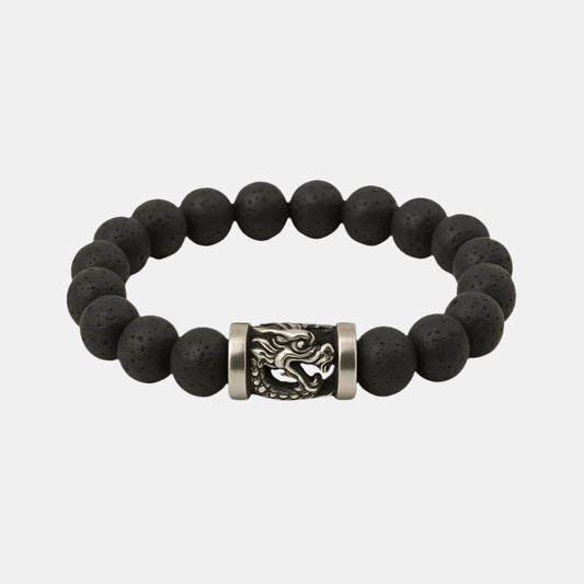 Ember Dragon Beaded - Silver