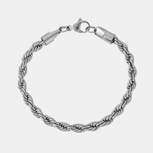 Rope Bracelet - Silver