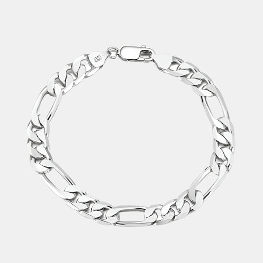 Figaro Bracelet - Silver